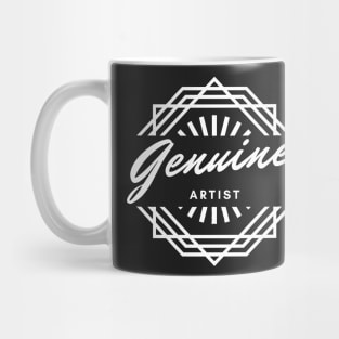 Genuine Artist Logo Style Design Mug